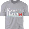 Kamala Harris Let's Finish The Job Shirt | Kamala Harris 2024 Shirt | Democrat Shirt Dark T1437 - KH2