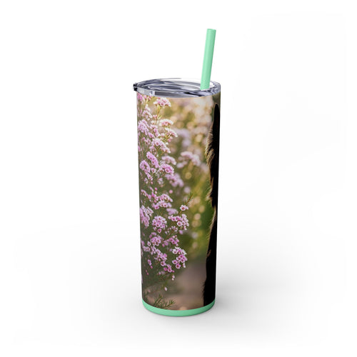 Skinny Tumbler with Straw – 20 oz Stainless Steel Cup
