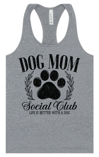 Dog Mom Social Club Women's Racerback Tank