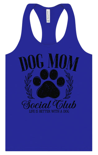 Dog Mom Social Club Women's Racerback Tank