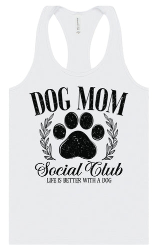 Dog Mom Social Club Women's Racerback Tank