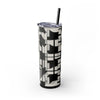 Skinny Tumbler with Straw – 20 oz Stainless Steel Cup