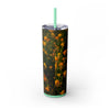 Skinny Tumbler with Straw – 20 oz Stainless Steel Cup