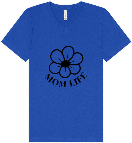 Mom Life Unisex V-Neck Shirt