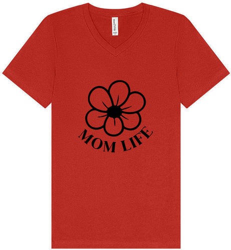 Mom Life Unisex V-Neck Shirt