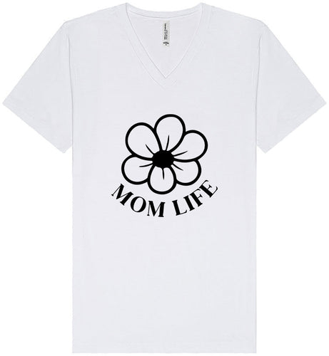 Mom Life Unisex V-Neck Shirt