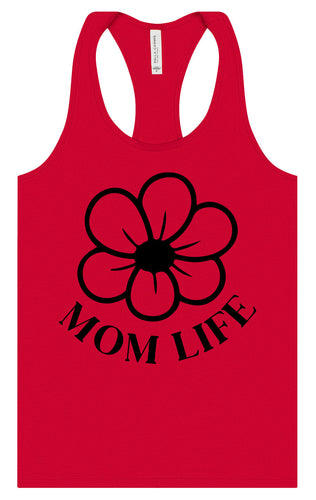 Mom Life Women's Racerback Tank