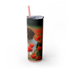 Skinny Tumbler with Straw – 20 oz Stainless Steel Cup