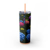Skinny Tumbler with Straw – 20 oz Stainless Steel Cup