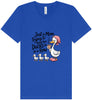 Just a Mom Trying To Keep Her Ducks... Unisex V-Neck Shirt