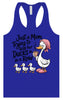 Just a Mom Trying To Keep Her Ducks... Women's Racerback Tank
