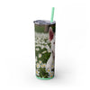 Skinny Tumbler with Straw – 20 oz Stainless Steel Cup