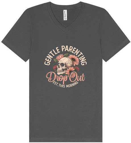 Gentle Parenting Drop Out Unisex V-Neck Shirt