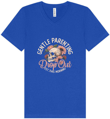 Gentle Parenting Drop Out Unisex V-Neck Shirt