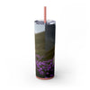 Skinny Tumbler with Straw – 20 oz Stainless Steel Cup