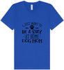 Wanna Be Stay at Home Dog Mom Unisex V-Neck Shirt