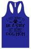 Wanna Be Stay at Home Dog Mom Women's Racerback Tank