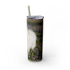Skinny Tumbler with Straw – 20 oz Stainless Steel Cup