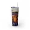 Skinny Tumbler with Straw – 20 oz Stainless Steel Cup