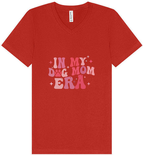 Dog Mom Era Unisex V-Neck Shirt