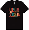 Colorful Mom of the Year Adult Bella Canvas Shirt