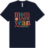 Colorful Mom of the Year Adult Bella Canvas Shirt