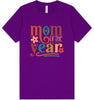 Colorful Mom of the Year Adult Bella Canvas Shirt
