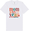 Colorful Mom of the Year Adult Bella Canvas Shirt