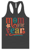 Colorful Mom of the Year Women's Racerback Tank