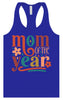 Colorful Mom of the Year Women's Racerback Tank