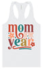 Colorful Mom of the Year Women's Racerback Tank