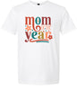 Colorful Mom of the Year Adult Gildan Soft Shirt