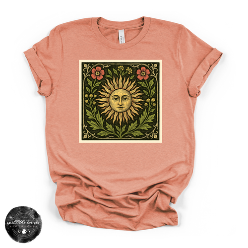Sun Mural Tee | Celestial Graphic T-Shirt