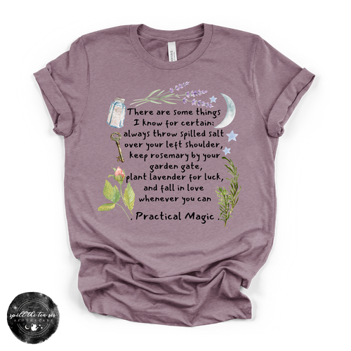 Practical Magic Quote Tee  (BLACK DESIGN) | Witchy Graphic T-Shirt