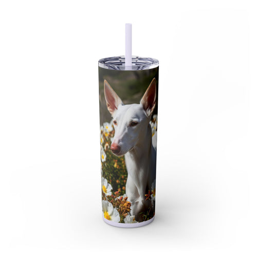Skinny Tumbler with Straw – 20 oz Stainless Steel Cup