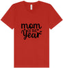 Mom of the Year Unisex V-Neck Shirt