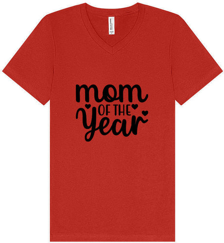 Mom of the Year Unisex V-Neck Shirt