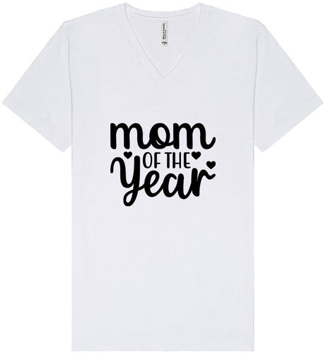 Mom of the Year Unisex V-Neck Shirt