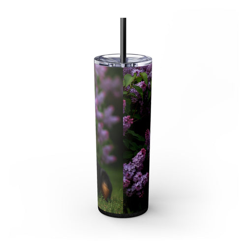 Skinny Tumbler with Straw – 20 oz Stainless Steel Cup