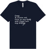 My Circus, My Monkeys Adult Bella Canvas Shirt