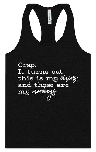 My Circus, My Monkeys Women's Racerback Tank