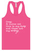 My Circus, My Monkeys Women's Racerback Tank