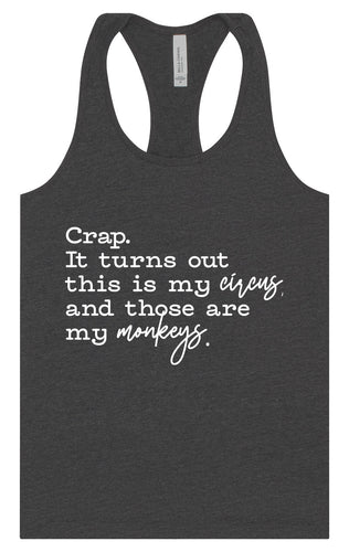 My Circus, My Monkeys Women's Racerback Tank