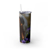 Skinny Tumbler with Straw – 20 oz Stainless Steel Cup