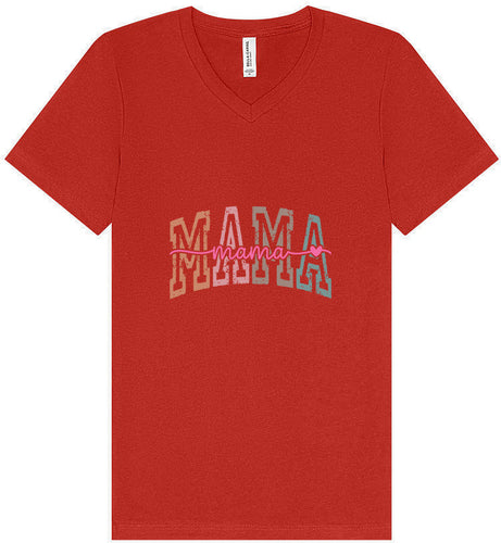 Retro Mama Unisex V-Neck Shirt