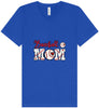 Baseball Mom Unisex V-Neck Shirt