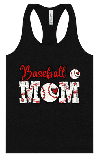 Baseball Mom Women's Racerback Tank