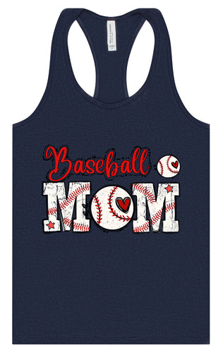 Baseball Mom Women's Racerback Tank