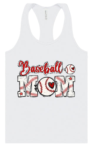 Baseball Mom Women's Racerback Tank