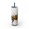Skinny Tumbler with Straw – 20 oz Stainless Steel Cup